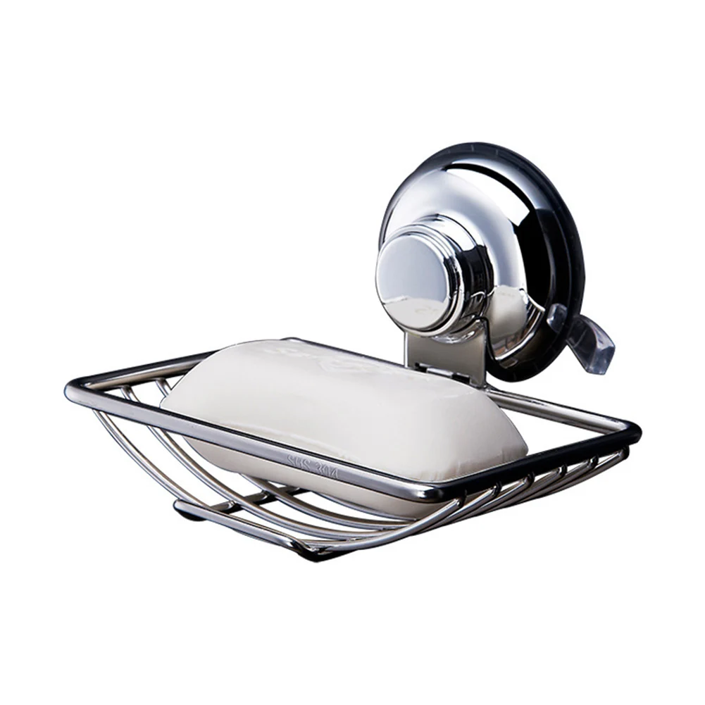 Bar Soap Holder Wall Hanging Stainless Steel Powerful Vacuum Suction