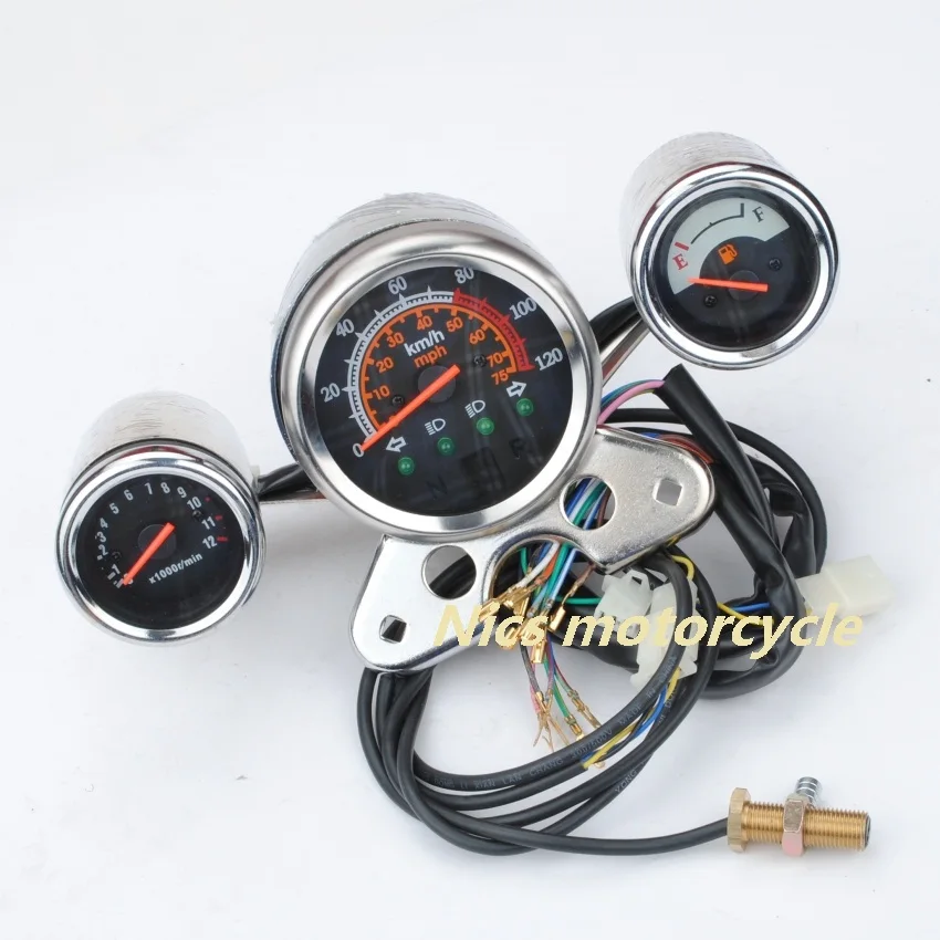 

ATV off-road vehicle modified retro instrument speed + speed Gauges Speedometes