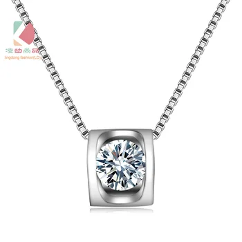 

Kiss of angel Heart Pendant S925 standard silver Forever love series Clavicle necklace Birthday gift free shipping