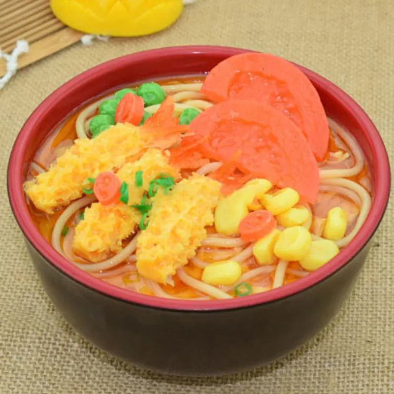ПВХ моделирование Udon лапша ресторанная модель японские ручные продукты из лапши