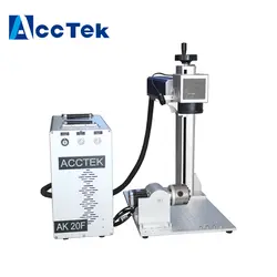 Высокая точность цвета мини лазерная маркировочная машина/Новый волоконно-лазерная маркировочная машина вращения части с AccTek заводская