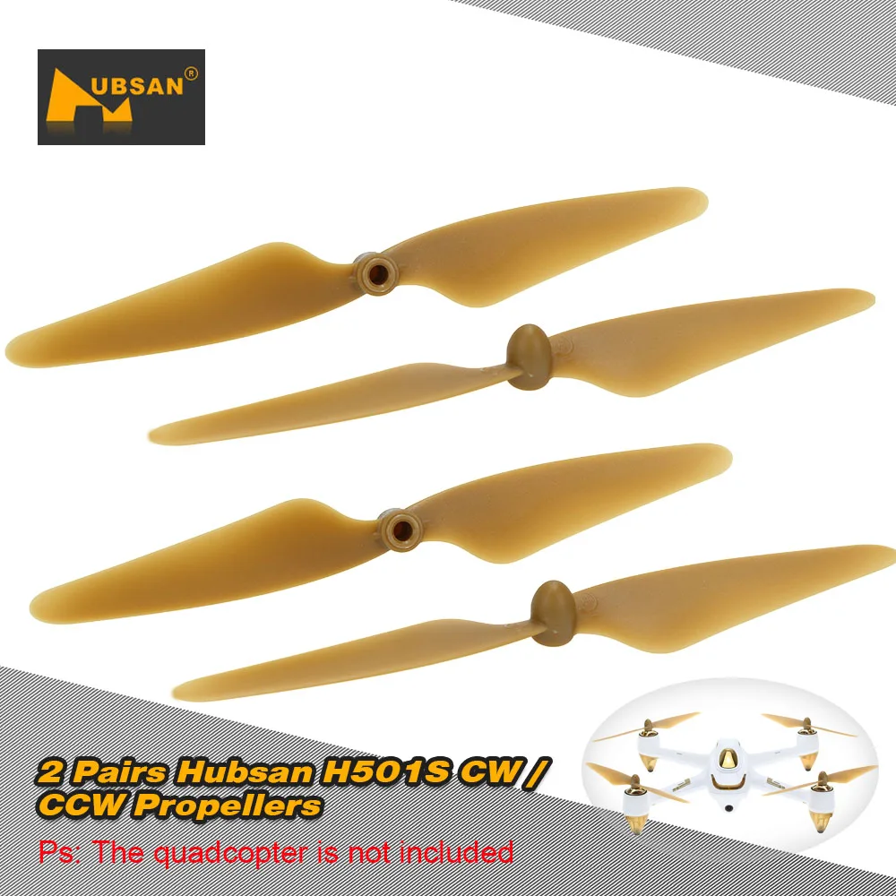 

2 Pairs H501S Parts H501S-05B H501S-06B CW CCW Propeller Blade RC Part for Hubsan H501S X4 RC Drone Quadcopter Dron