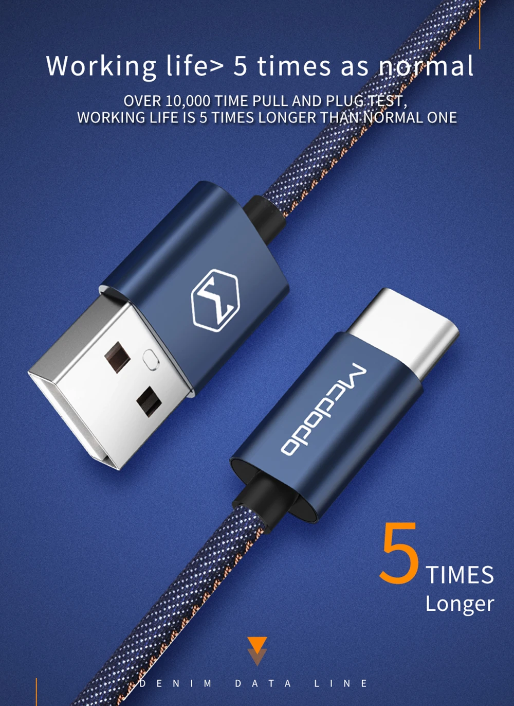 Mcdodo usb type C кабель для быстрой зарядки QC3.0 джинсовая ткань ключ 15 см для samsung S10 Xiaomi huawei P30 Prp телефон зарядное устройство кабель для передачи данных