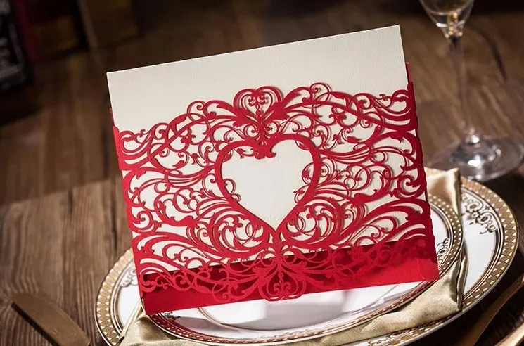 aliexpress com buy red laser cut wedding invitations 2015 heart Red Laser Cut Wedding Invitations 2015 Heart Party Invitations Cards Convites De Casamento with Envelope Seal aliexpress com buy red laser cut wedding invitations 2015 heart,Laser Cut Party Invitations