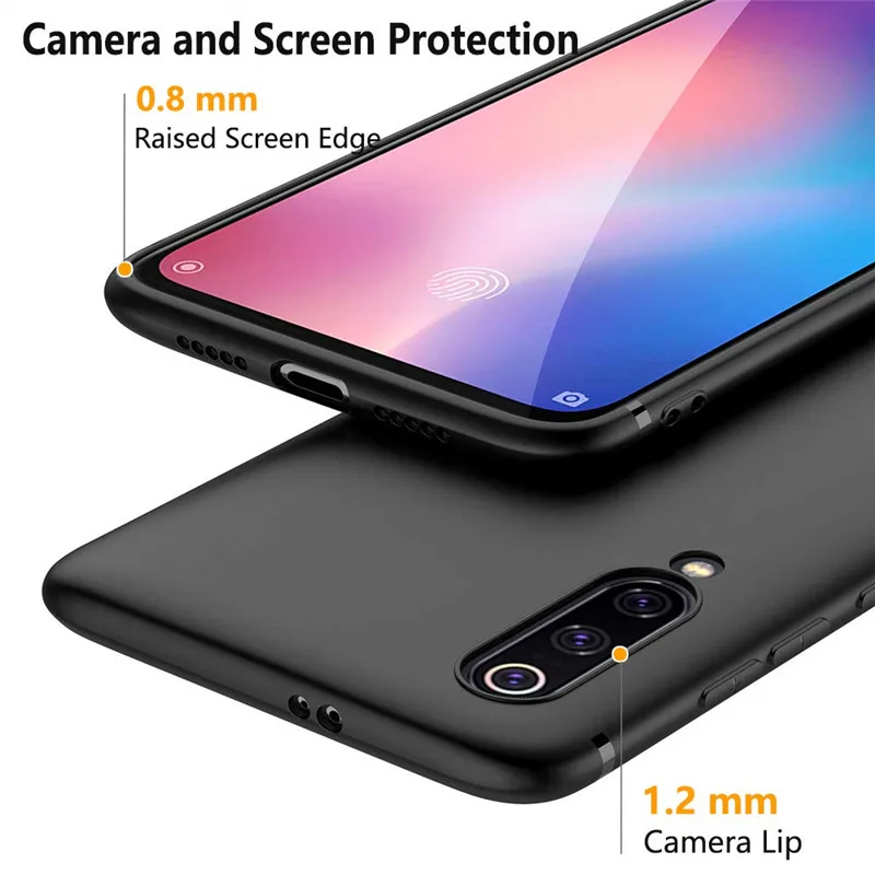 Мягкий чехол PDGB для Huawei P8 P9 P10 P20 P30 Pro Honor 8 9 10 Lite 8X 8C 8A 9i 9N V20 однотонный матовый