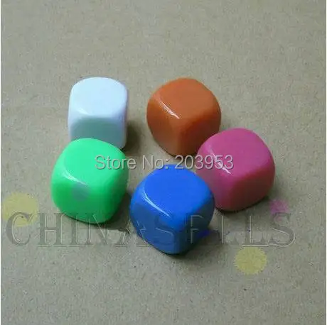 

10pcs 16MM blank dice paintless plain engravable DIY poker Gambling dice ktv dice chess Board game teaching dice