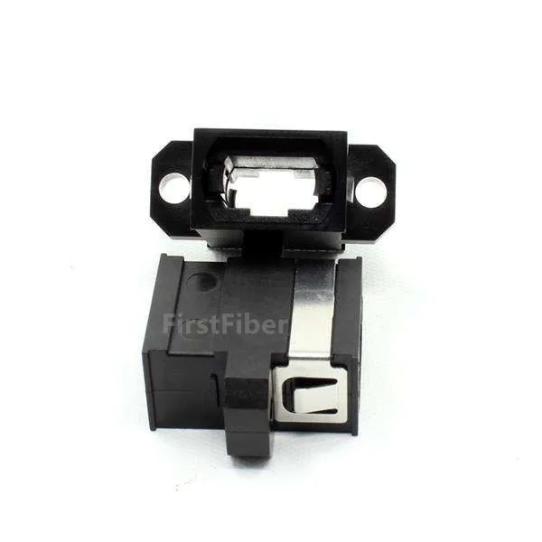 

MPO Adapter Connector Full Flange Black, Fiber Optic Adapter, Fiber Optic Connector, connecting port