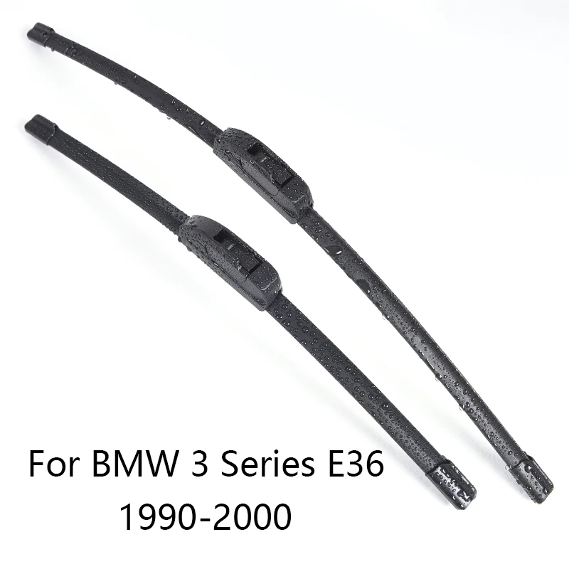 Стеклоочистителей лобового стекла автомобиля для BMW 3 серии E36 E46 E90 E91 E92 E93 F30 F31 автомобильный стеклоочиститель Резина - Цвет: 1990 - 2000 E36