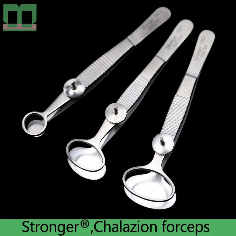

Halazion forceps stainless steel Eye surgery double eyelid tool Meibomian gland granuloma clamp Turn over the clip