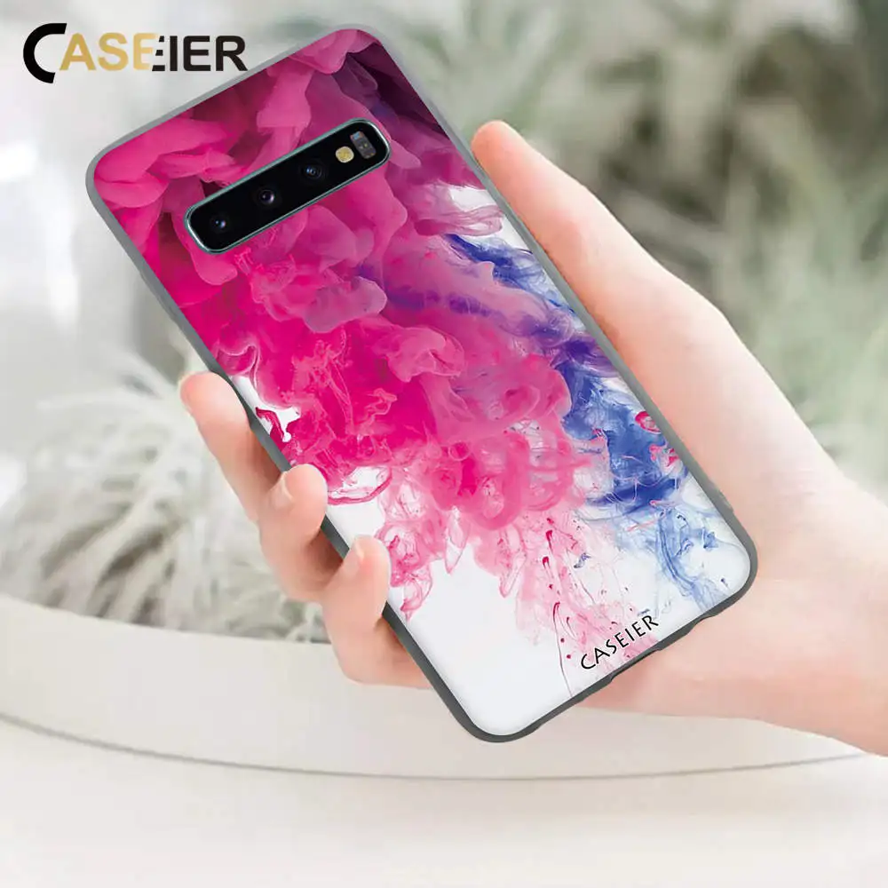CASEIER цветной чехол для телефона Samsung S9 S8 S10 S10E Plus S7 Edge J720 EU J7 2017 A7