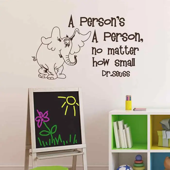 battoo wall decals quotes a persons a person no matter how small
