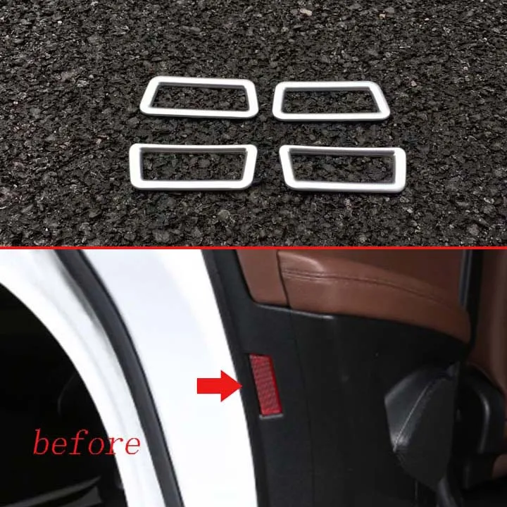 Автомобильные аксессуары для Alfa Romeo Stelvio 2017 2018 хромированный АБС-пластик матовый