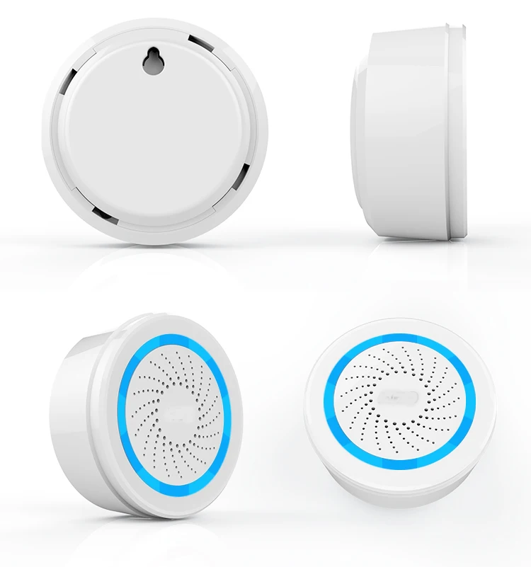 Yobang Secuirty Z-wave Wireless Flash Strobe Siren Alarm Sensor Home Automation Battery-Powered USB And Emergency Support