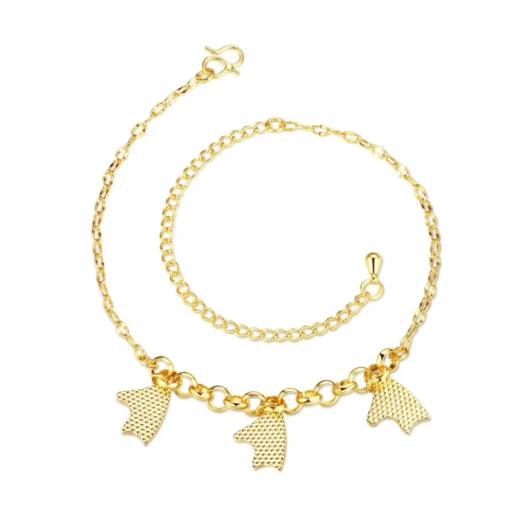

Factory price high quality jewelry 925 silver European and American fashion constellation anklet, small fish anklets A059
