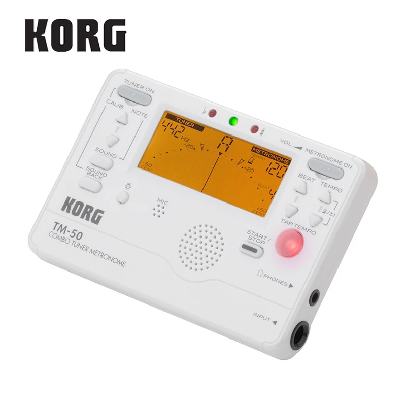 Комбинированный тюнер/Метроном KORG TM60 для гитары укулеле и пианино используется