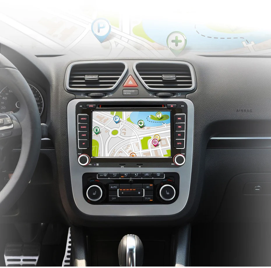 Clearance Junsun 7" 2 din Android Car DVD radio player for VW/Golf/Passat/POLO/Tiguan/Skoda/Fabia/Rapid/Seat/Leon GPS 3G wifi Autoradio 17