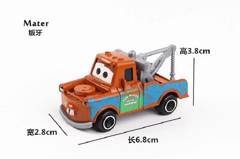 7 шт. disney Pixar Cars 3 Lightning McQueen Jackson Storm Mack Uncle Truck 1:55 литье под давлением ABS модель подарок на день рождения игрушка для детей