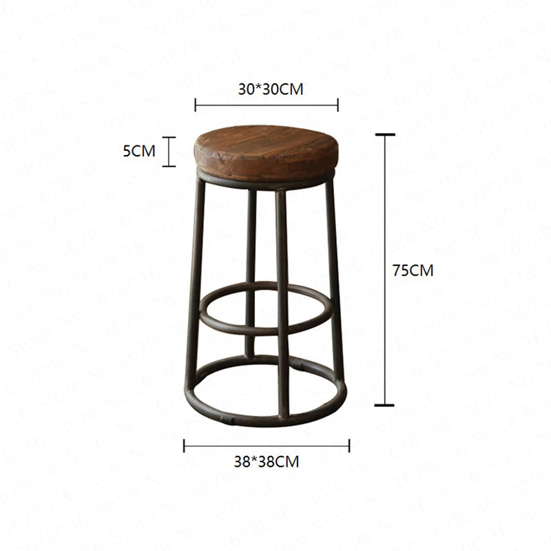New Bar Chair Bar Furniture Commercial Furniture Solid Wood Creative Bar Stool Restaurant Bar Chair High Stool Coffee Chair New Bar Chair Bar Furniture Commercial Furniture Solid Wood Creative Bar Stool Restaurant Bar Chair High Stool Coffee Chair