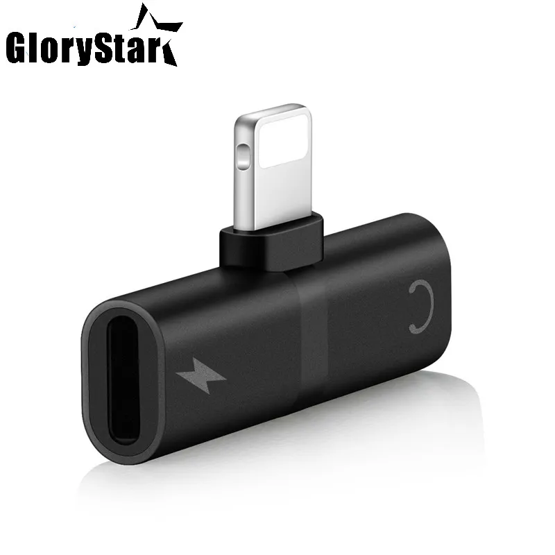 New 4 in 1 Function Audio Earphone & Charger Adapter For 7 8 Plus X Charge Listenning Music