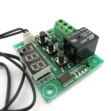 W1209 Digital controlador de temperatura, interruptor de controle de temperatura do sensor, 12 V de alta precisão de temperatura