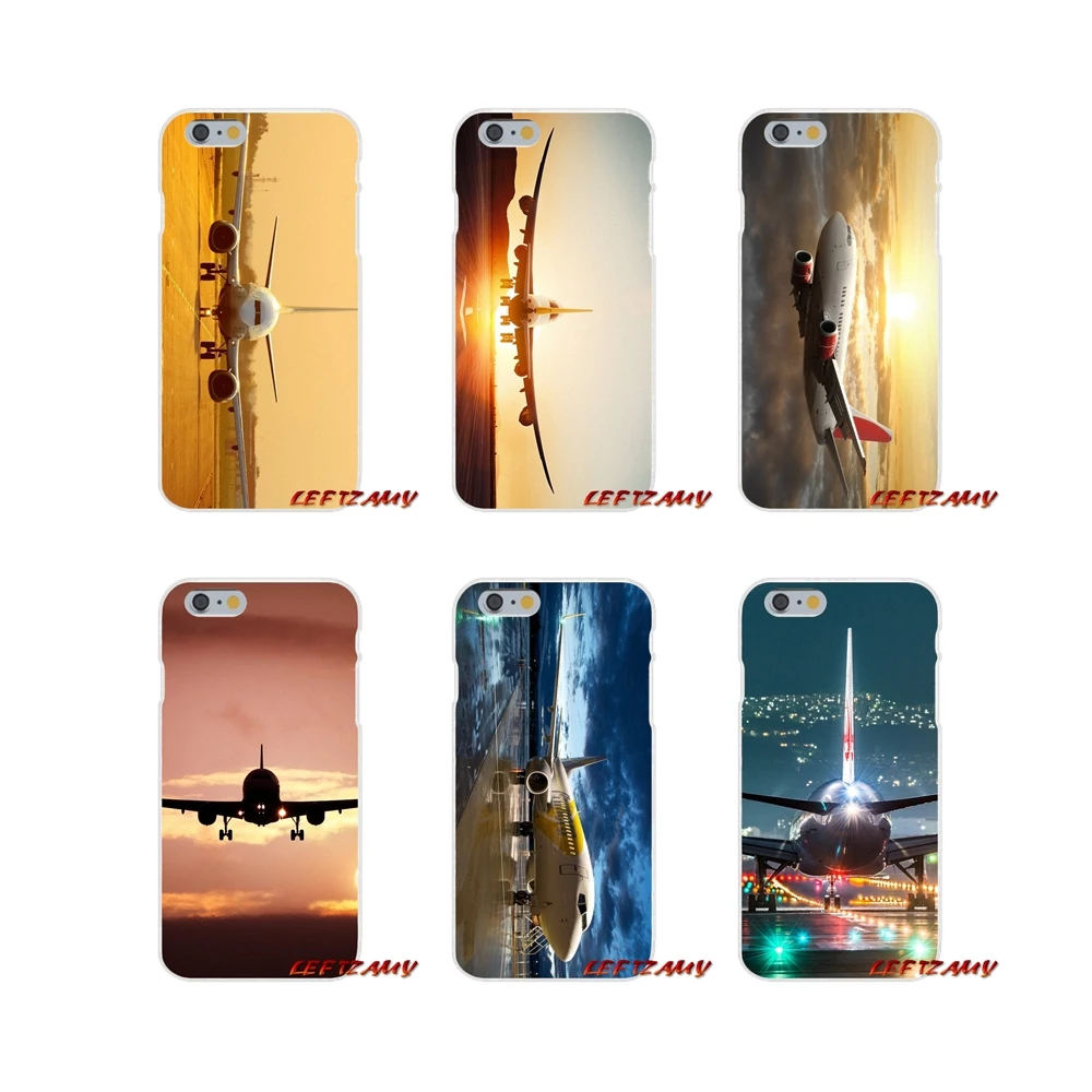 Accessories Phone Shell Covers Night Flight B737 Aircraft For Huawei P Smart Mate Honor 7C P8 P9 P10 P20 Lite Pro Mini 2017 | Мобильные