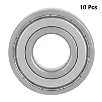 

10pcs 17*40*12mm Deep Groove Steel Sealed Ball Bearings Miniature Bearing 6203-ZZ bearing Steel Pillow Block Mounted Support Hot