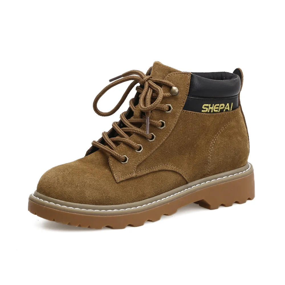 

2018 winter new Martin shoes flat leather shoes high waist shoes British students thick explosion models