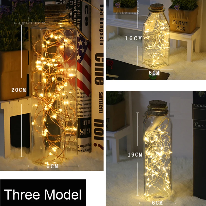 string light and bottle E