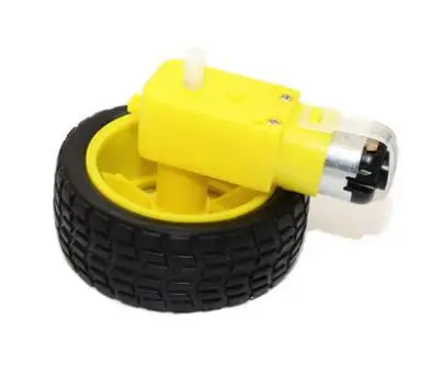 

20set x Deceleration DC 3-6V TT motor + supporting wheels , a / smart car chassis, motor / robot car wheels