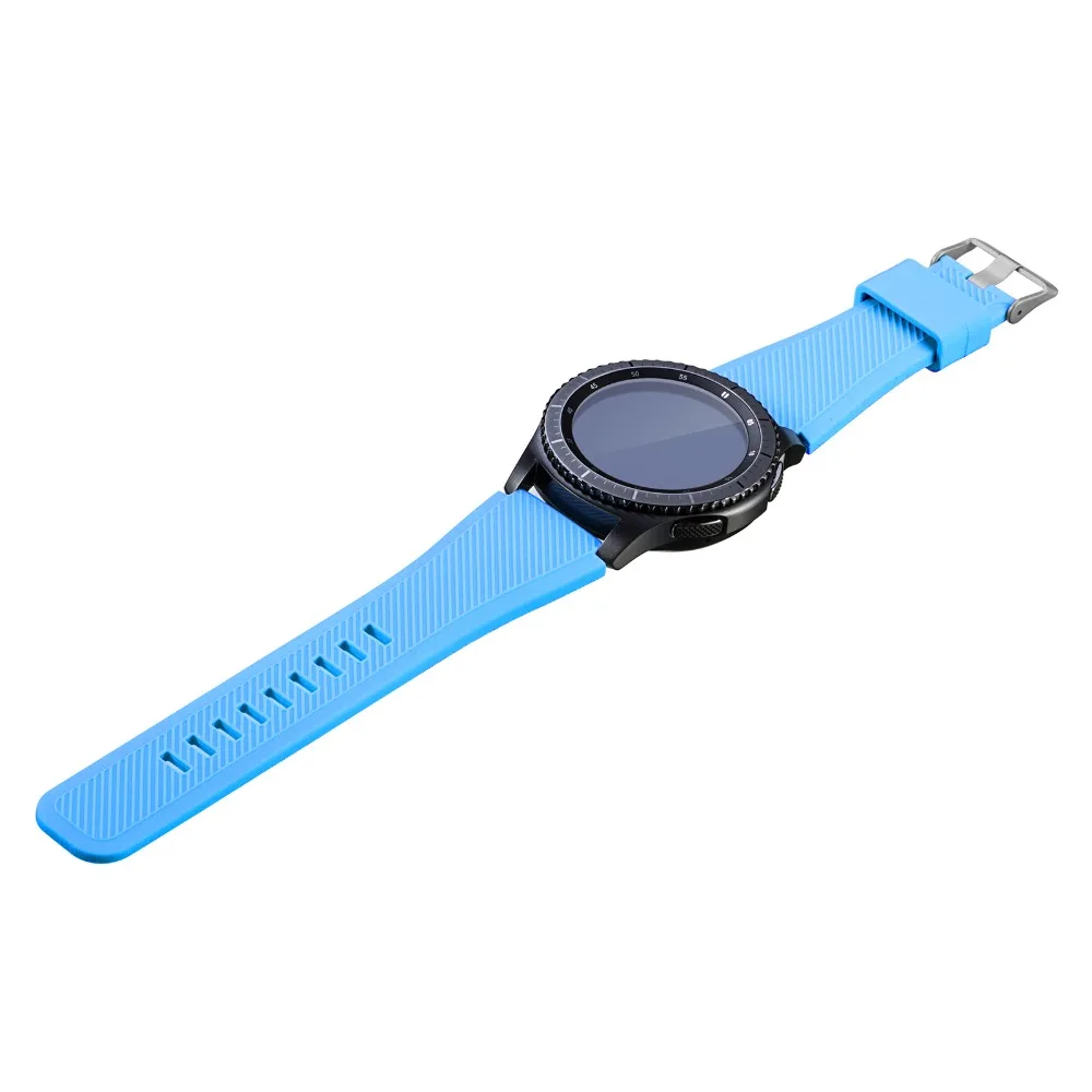Ремешок силиконовый для Samsung Gear S3 Galaxy Watch 46 мм 22 мм|Смарт-аксессуары| |