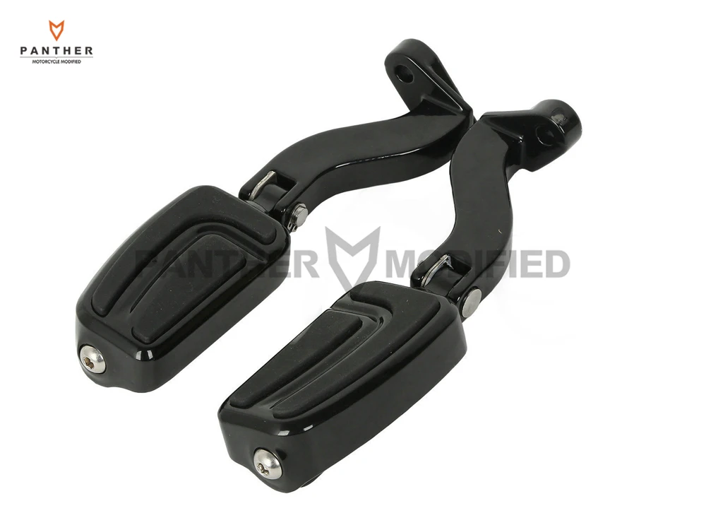 Motorcycle Footrest Passenger Rear Foot Pegs Stiletto Footpegs Mount Chroming For Harley Softail Sportster