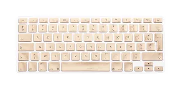 

For Mac Book Pro air 13" 15" 17" retina 13 French UK/EU Franch Silicone Soft color (2pcs) AZERTY Keyboard Cover Skin For Macbook