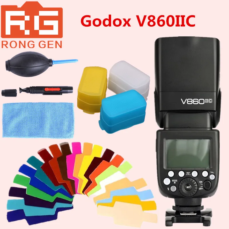 Godox V860IIC  E-TTL -  2.4     (GN60    1/8000 s   <1.5 s)  Canon