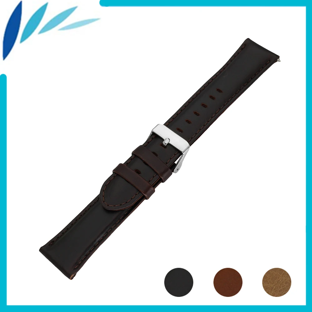 Ремешок для часов из натуральной кожи LG G Watch W100/W110/Urbane W150 22 мм мужчин и женщин