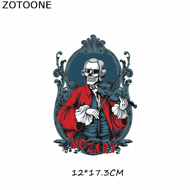 ZOTOONE Монстр демон термостойкие термоклейкие нашивки для одежды|Заплатки| |