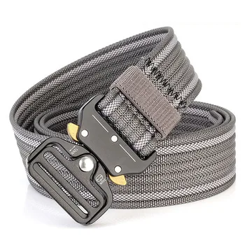

Tactical Military Waist Belts with Metal Buckle Knock Off Emergency Survival Waist Straps Heavy Duty Belt Hunting Accessories