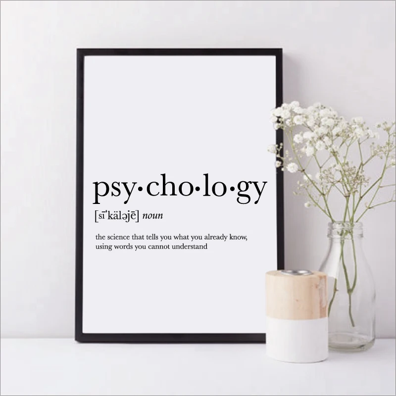 Psychology definition,canvas print