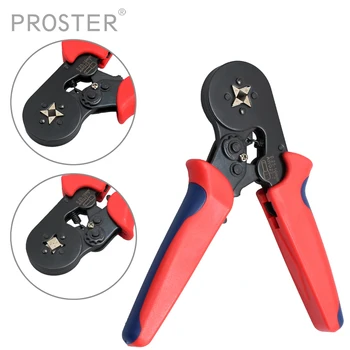 

Proster Crimp Tool Kit Crimper Plier Wire Terminal and Connection Kit with 175mm Ferrule Crimper Plier 1200 Pcs Wire Connectors