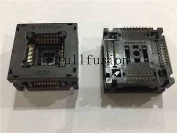 

IC234-0644-024 TQFP64P 0.8mm Pitch Yamaichi IC Test Socket QFP64P IC body size 14x14mm Burn in Socket