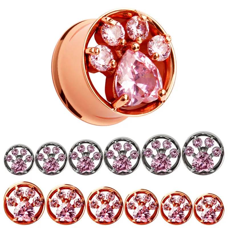Buy 2018 new hot fashion rose gold stainless steel ear
