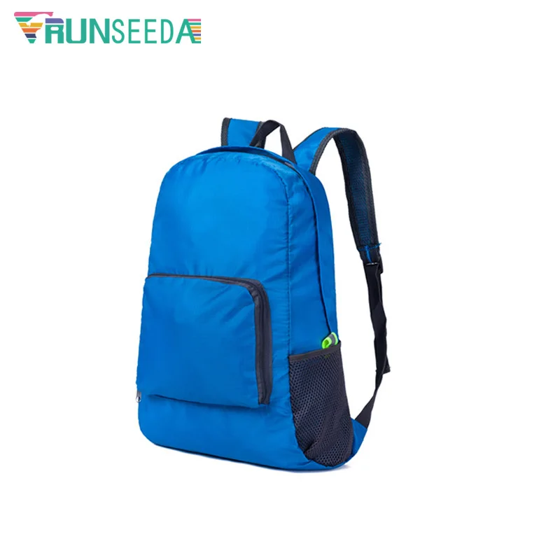 Runseeda في الهواء الطلق الرياضة حقيبة ظهر قابلة للطي حقيبة للماء خفيفة الوزن الدراجات التخييم المشي لمسافات طويلة على ظهره اليومية السفر حقائب ...