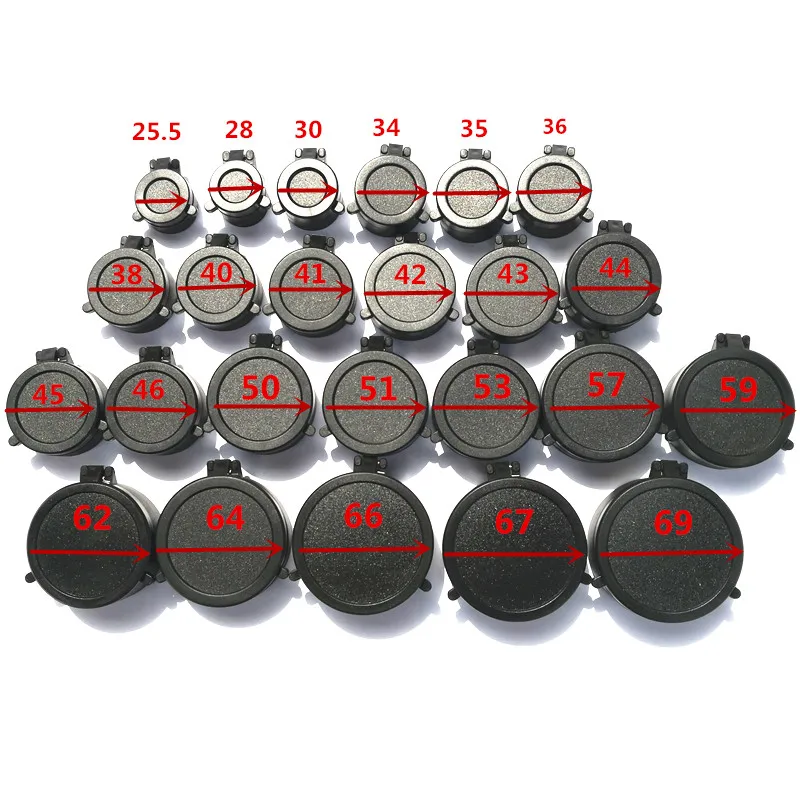 Buy 2 Pieces Hunting Accessories Flip Open Scope Cover