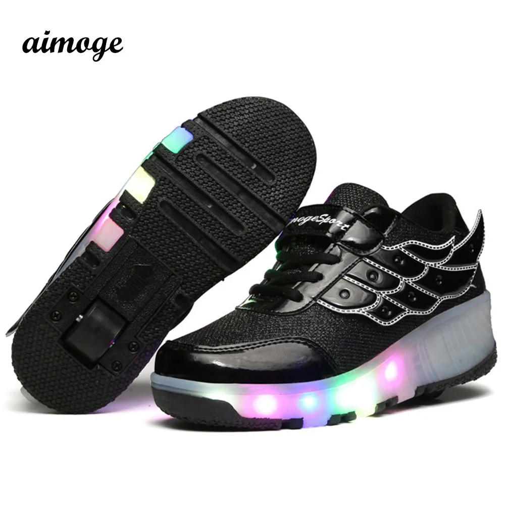 Kids shoe Children Roller Shoes Sneakers With Wheel BoyGirl Automatic