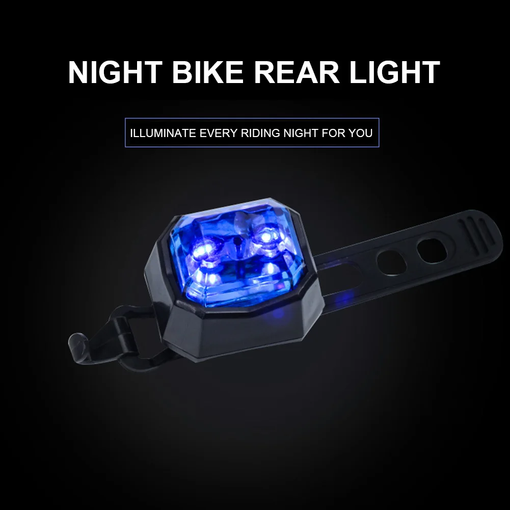Cheap Bicycle Bike Warning Tail Rear Back Light Lamp ABS Accessories Durable For Cycling ZJ55 4
