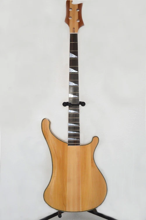 Unfinished 4003 bass guitar Top qualityThrough Canada Maple neck Alder