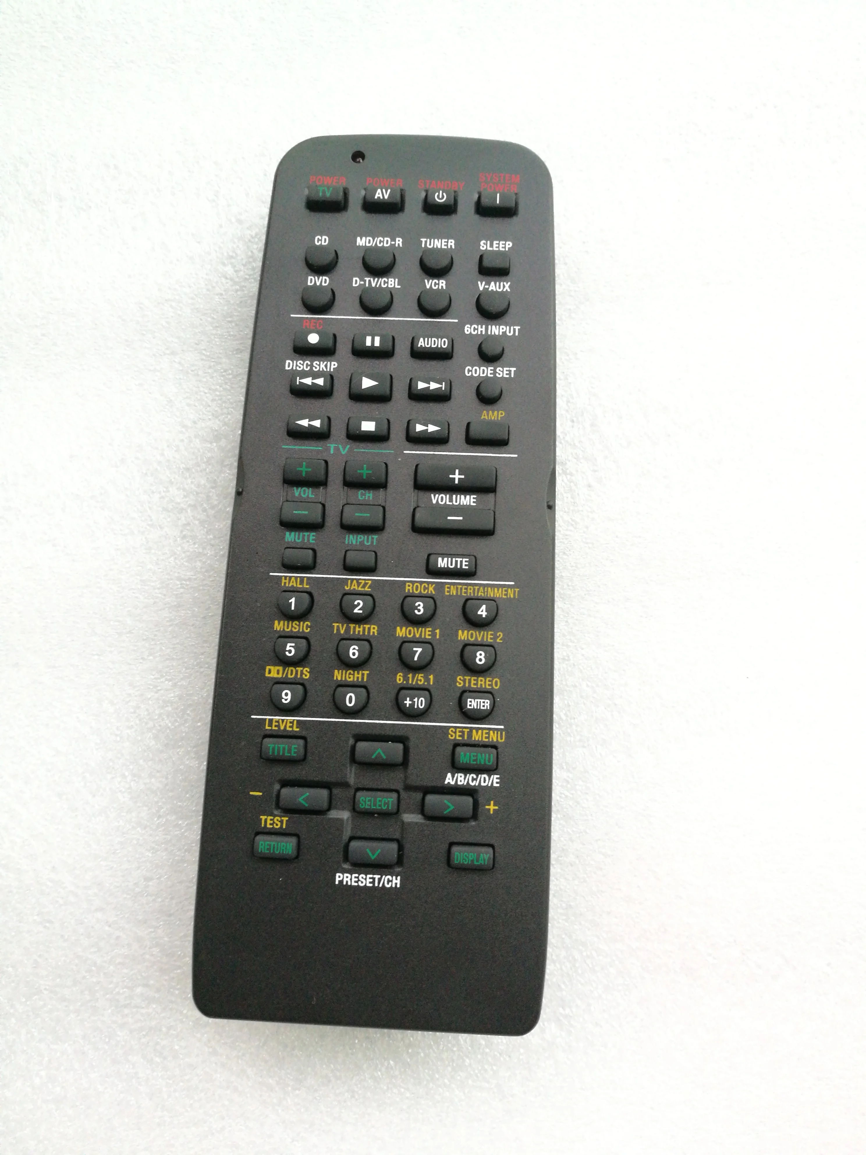 

Original New Remote Control RAV304 RAV307 WE45890 EU For Yamaha RX-V457 YHT-150 YHT-160 YHT-550 YHT-560 AV System Receiver