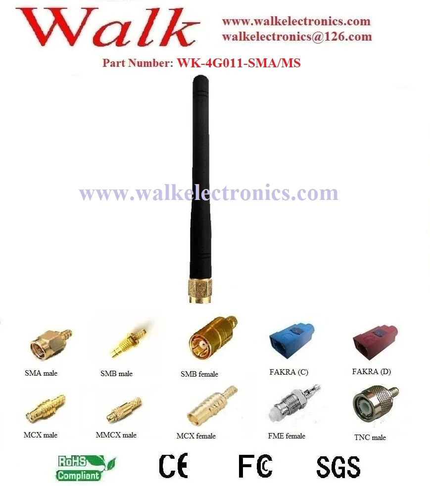 Прямая резиновая антенна SMA типа папа 4G LTE короткая LTE|lte antenna|4g lte antennarubber antenna |