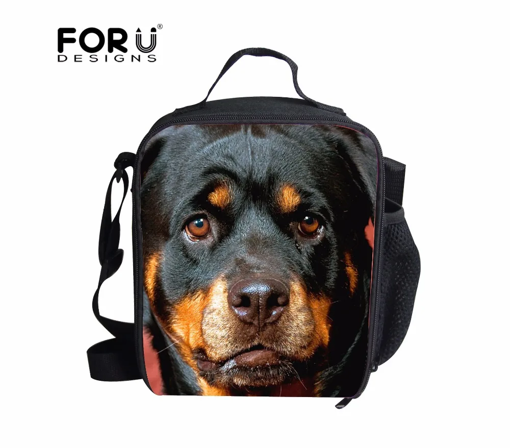 FORUDESIGNS Ланч бокс Bento сумка для пикника Детский 3D домашних животных собак