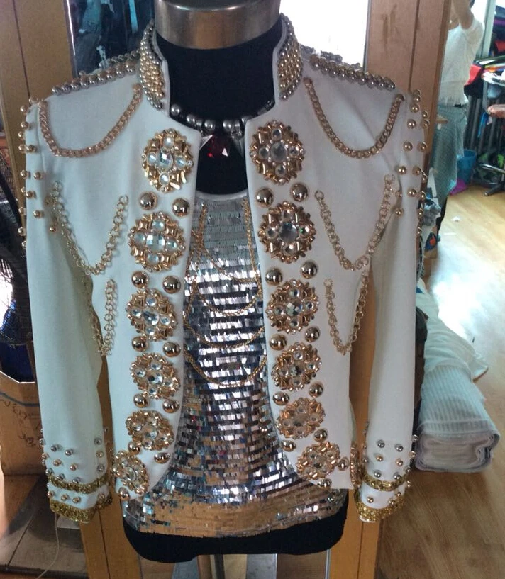 Mens Rhinestone Jacket for Promotional Mens Rhinestone