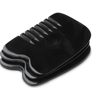 

head massage health natural buffalo horn comb 9.5*5.8cm
